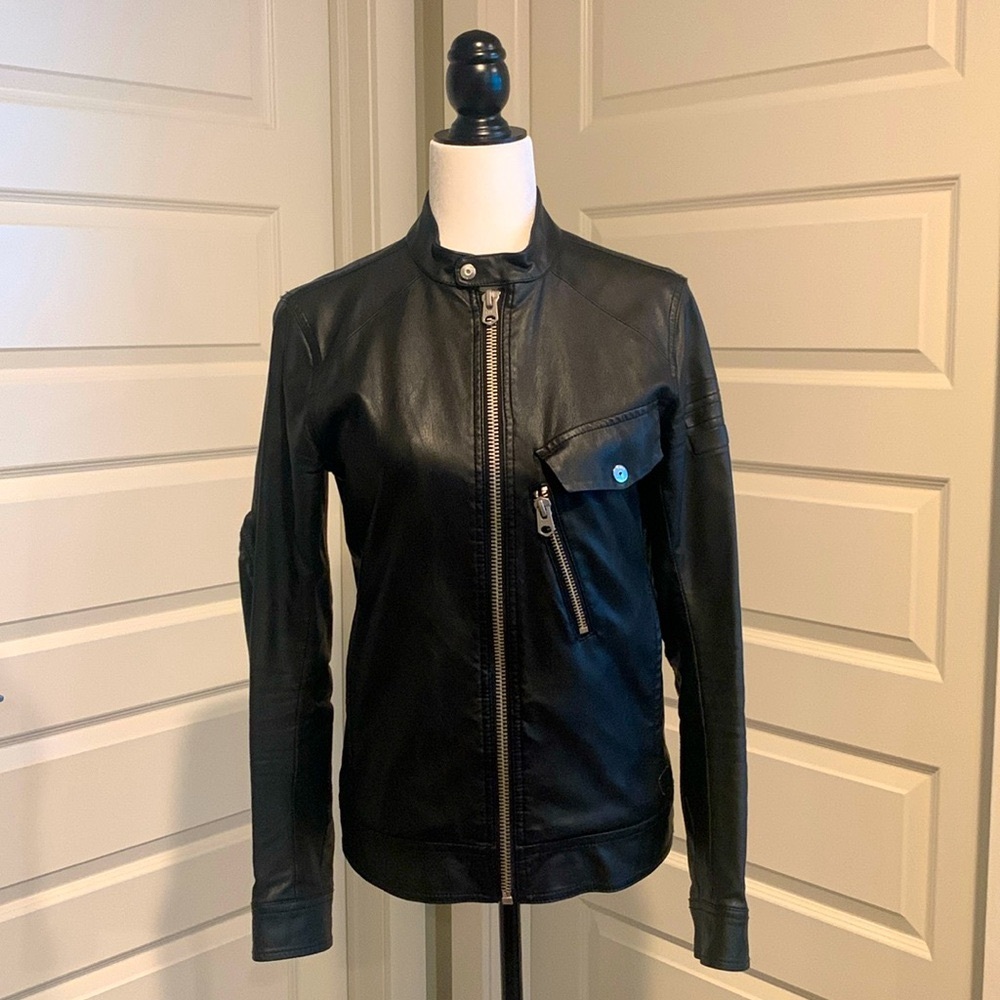 G-STAR RAW Men’s Leather Jacket
